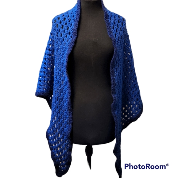 Handmade Crochet Shawl - Picture 2 of 5